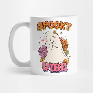 Spooky Vibe Groovy Retro Halloween Mug